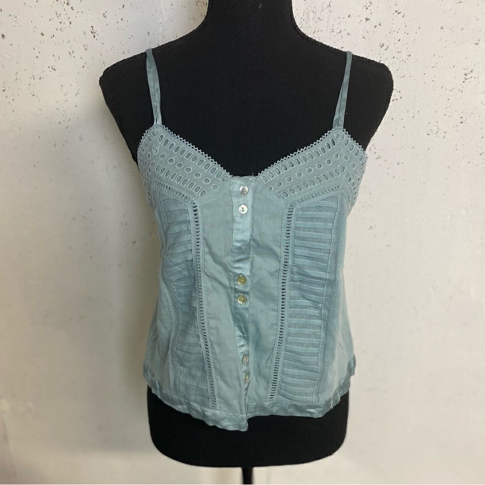 #141 Anthropologie Tiny Label Cotton Crop Top View 2